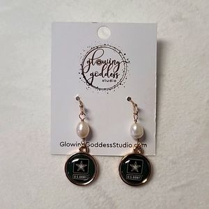 US Army earrings